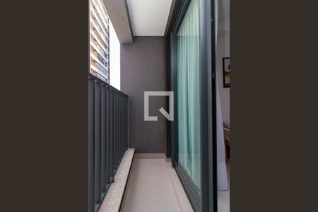 Studio - Varanda de kitnet/studio à venda com 1 quarto, 25m² em Brooklin Paulista, São Paulo