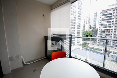 Studio à venda com 25m², 1 quarto e sem vagaVaranda