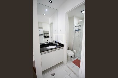 Banheiro da Suíte de kitnet/studio à venda com 1 quarto, 25m² em Cerqueira César, São Paulo