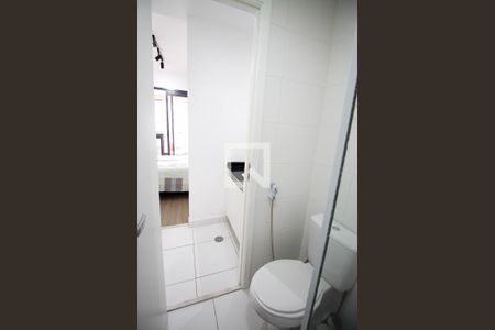 Banheiro da Suíte de kitnet/studio à venda com 1 quarto, 25m² em Cerqueira César, São Paulo