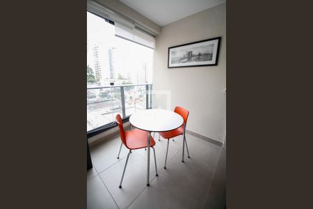 Studio à venda com 25m², 1 quarto e sem vagaVaranda