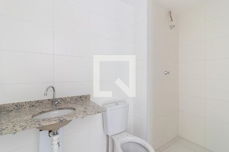 Banheiro de kitnet/studio para alugar com 1 quarto, 24m² em Vila Olímpia, São Paulo