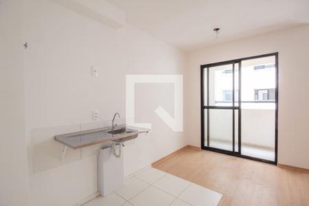 Cozinha de apartamento para alugar com 1 quarto, 24m² em Bonfim, Osasco