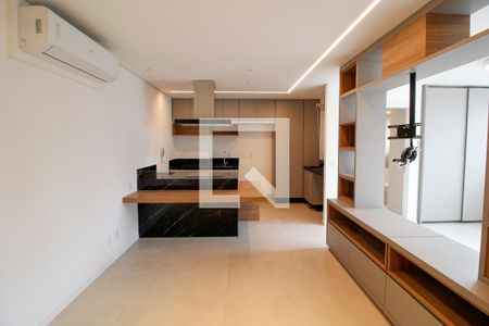 Sala  de apartamento para alugar com 1 quarto, 44m² em Lourdes, Belo Horizonte