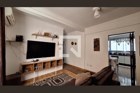 Sala de apartamento para alugar com 3 quartos, 109m² em Boqueirão, Praia Grande