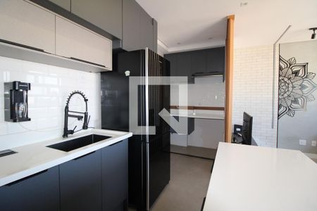 Sala / Cozinha de apartamento à venda com 1 quarto, 37m² em Vila Dom Pedro Ii, São Paulo