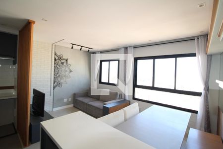 Sala / Cozinha de apartamento à venda com 1 quarto, 37m² em Vila Dom Pedro Ii, São Paulo