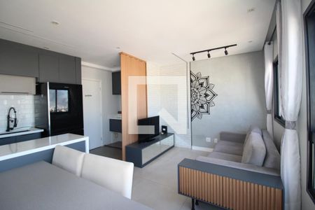 Sala / Cozinha de apartamento à venda com 1 quarto, 37m² em Vila Dom Pedro Ii, São Paulo