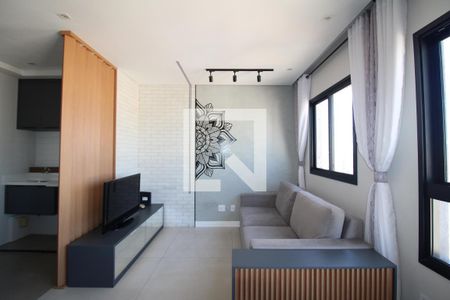 Sala / Cozinha de apartamento à venda com 1 quarto, 37m² em Vila Dom Pedro Ii, São Paulo