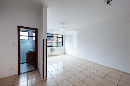 Sala de apartamento para alugar com 2 quartos, 90m² em Campo Grande, Santos