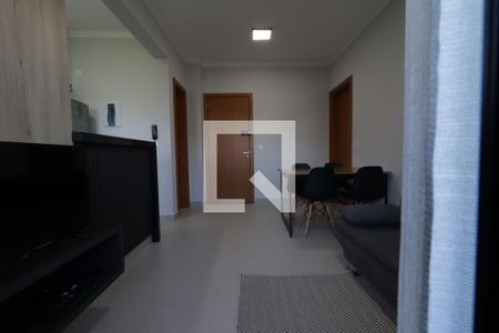 Sala de apartamento para alugar com 1 quarto, 45m² em Jardim Recreio, Ribeirão Preto