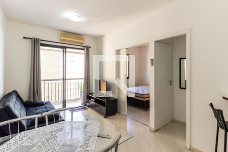 Sala de apartamento para alugar com 1 quarto, 42m² em Vila Buarque, São Paulo