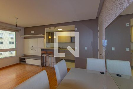 Sala de apartamento para alugar com 2 quartos, 61m² em Marechal Rondon, Canoas