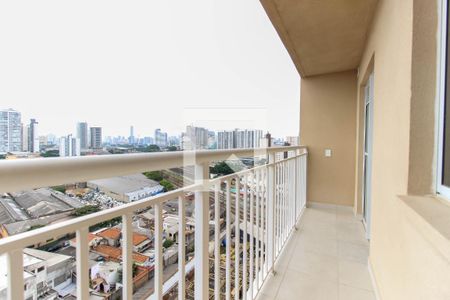 Varanda da Sala de apartamento para alugar com 1 quarto, 30m² em Belenzinho, São Paulo