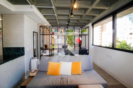 Sala de apartamento para alugar com 1 quarto, 50m² em Boa Viagem, Belo Horizonte