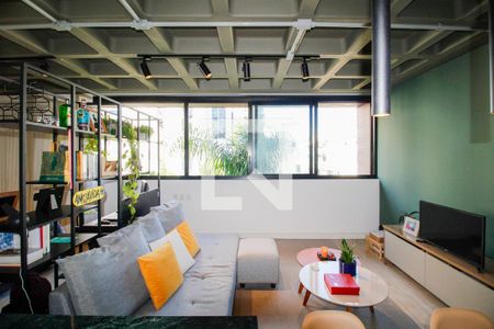 Sala de apartamento para alugar com 1 quarto, 50m² em Boa Viagem, Belo Horizonte