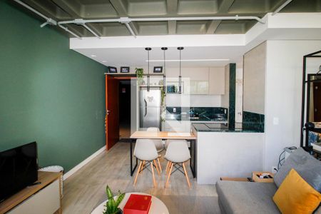 Sala de apartamento para alugar com 1 quarto, 50m² em Boa Viagem, Belo Horizonte