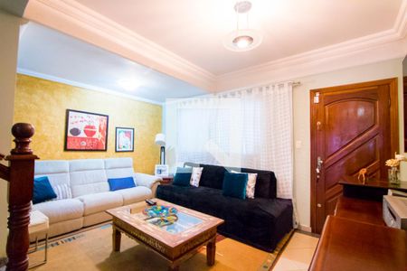 Sala de casa à venda com 4 quartos, 200m² em Vila Scarpelli, Santo André