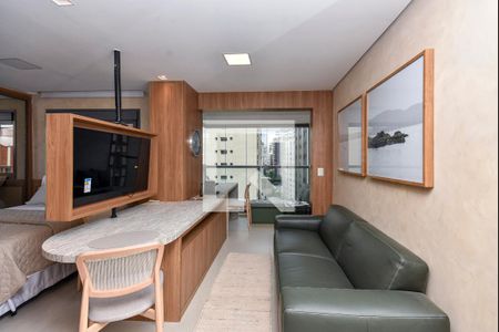 Sala de apartamento para alugar com 1 quarto, 27m² em Jardim Paulista, São Paulo