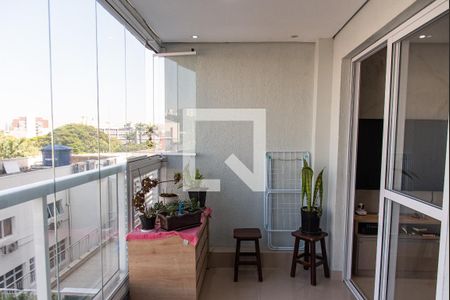 Varanda Sala de apartamento à venda com 2 quartos, 54m² em Vila Clementino, São Paulo