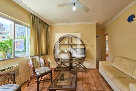 Sala de apartamento para alugar com 3 quartos, 100m² em Enseada, Guarujá