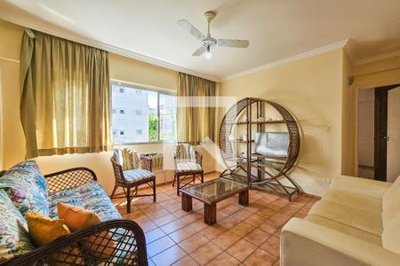 Sala  de apartamento para alugar com 3 quartos, 100m² em Enseada, Guarujá