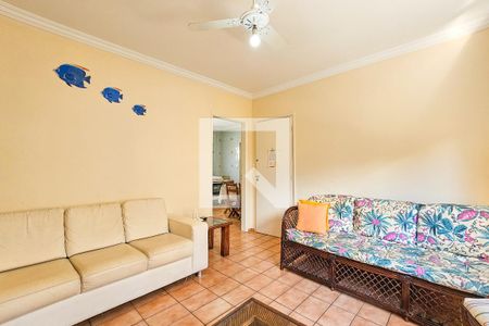 Sala de apartamento para alugar com 3 quartos, 100m² em Enseada, Guarujá