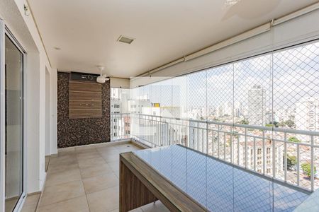 Varanda da Sala de apartamento para alugar com 3 quartos, 110m² em Vila Gumercindo, São Paulo