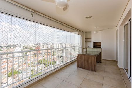 Varanda da Sala de apartamento para alugar com 3 quartos, 110m² em Vila Gumercindo, São Paulo