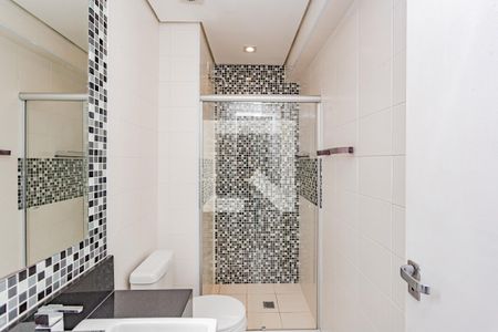 Banheiro Social de apartamento para alugar com 3 quartos, 110m² em Vila Gumercindo, São Paulo