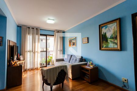 Sala de apartamento à venda com 2 quartos, 91m² em Vila Guiomar, Santo André