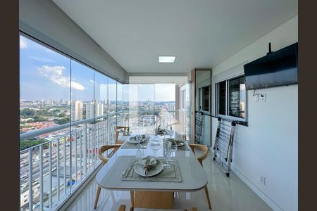Varanda Gourmet de apartamento à venda com 3 quartos, 85m² em Santo Amaro, São Paulo