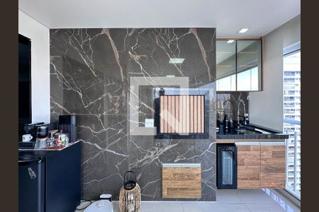 Varanda Gourmet de apartamento à venda com 3 quartos, 85m² em Santo Amaro, São Paulo