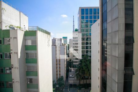 Vista do Quarto de kitnet/studio à venda com 1 quarto, 40m² em Cerqueira César, São Paulo