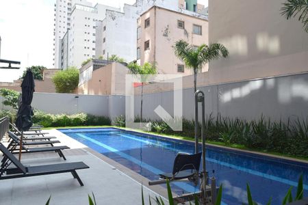 Studio para alugar com 25m², 1 quarto e sem vagaPiscina