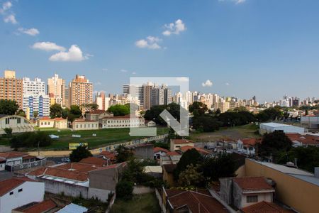 VISTA DA SACADA de apartamento à venda com 1 quarto, 55m² em Botafogo, Campinas