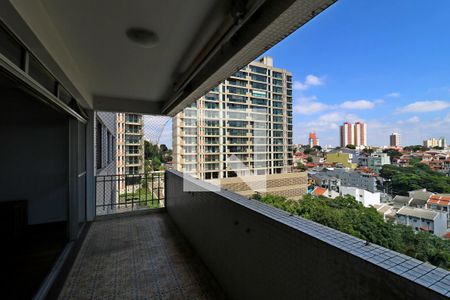 Sacada da Sala de apartamento à venda com 4 quartos, 170m² em Vila Bastos, Santo André