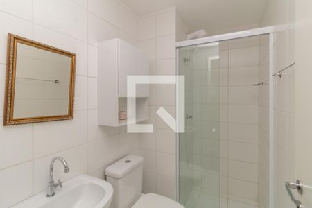 Banheiro de kitnet/studio à venda com 1 quarto, 24m² em Vila Buarque, São Paulo