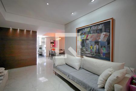 Sala de apartamento à venda com 4 quartos, 136m² em Sion, Belo Horizonte