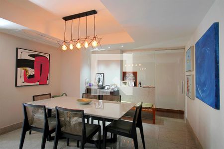 Sala de Jantar de apartamento à venda com 4 quartos, 136m² em Sion, Belo Horizonte