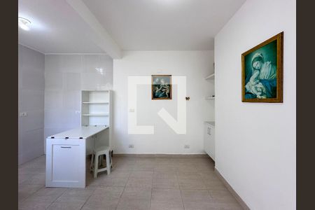Sala/cozinha  de casa para alugar com 1 quarto, 35m² em Chácara Santo Antônio (zona Sul), São Paulo