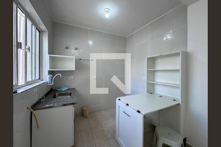 Sala/cozinha  de casa para alugar com 1 quarto, 35m² em Chácara Santo Antônio (zona Sul), São Paulo