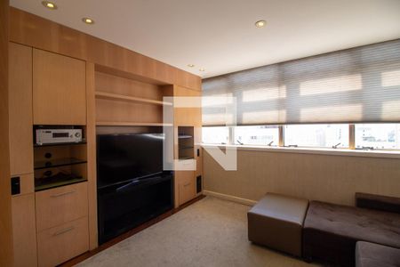 Sala de TV de apartamento à venda com 4 quartos, 317m² em Campo Belo, São Paulo