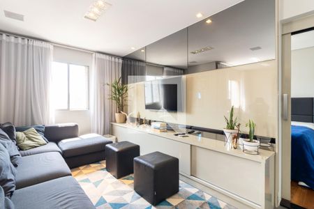 Sala de apartamento à venda com 1 quarto, 77m² em Vila Olímpia, São Paulo