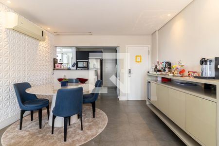 Sala de apartamento à venda com 1 quarto, 77m² em Vila Olímpia, São Paulo