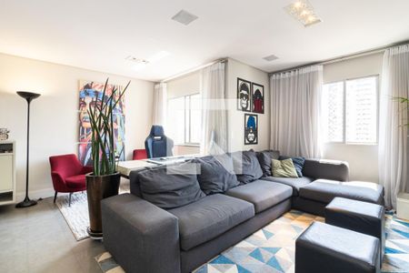 Sala de apartamento à venda com 1 quarto, 77m² em Vila Olímpia, São Paulo