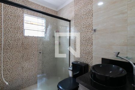 Banheiro da Suíte de casa para alugar com 2 quartos, 80m² em Vila Nossa Senhora de Fátima, Guarulhos