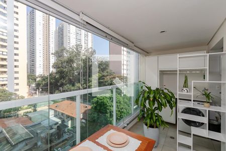 Varanda de apartamento para alugar com 2 quartos, 65m² em Cidade Monções, São Paulo