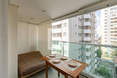 Varanda de apartamento para alugar com 2 quartos, 65m² em Cidade Monções, São Paulo