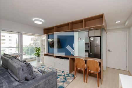 Sala de apartamento para alugar com 2 quartos, 65m² em Cidade Monções, São Paulo